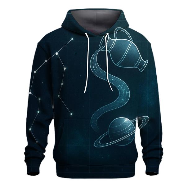 Aquarius Orbital Water Bearer Blueprint hoodie designs