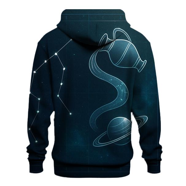 Aquarius Orbital Water Bearer Blueprint hoodie designs