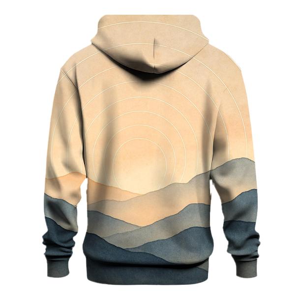 Mountain Breath Geometry embroidered hoodies