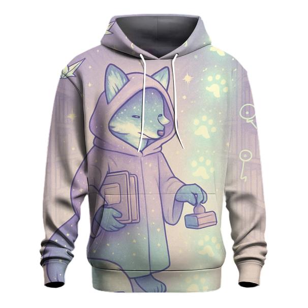 The Library Of Floating Footprints hoodie designs