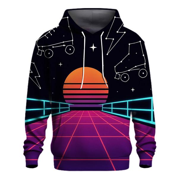 Neon Roller Rink Constellation hoodie trends