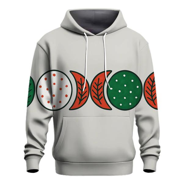 Pine And Ornament Moon Phases hoodie designs