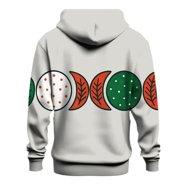Pine And Ornament Moon Phases hoodie designs