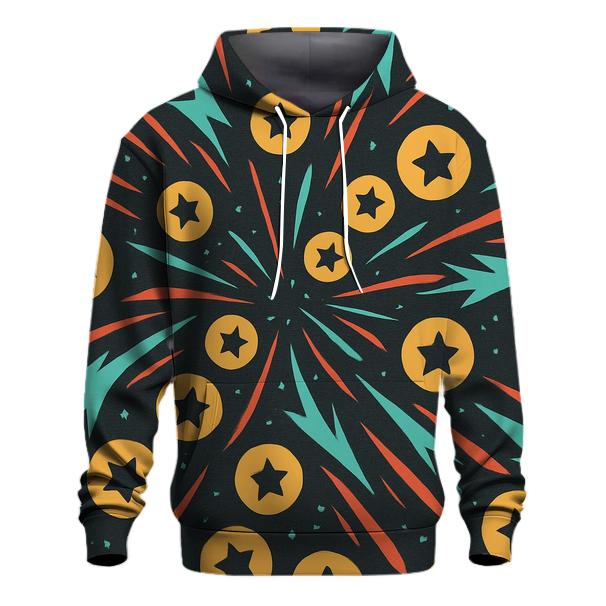 Arcade Comet Token Burst heavyweight hoodies