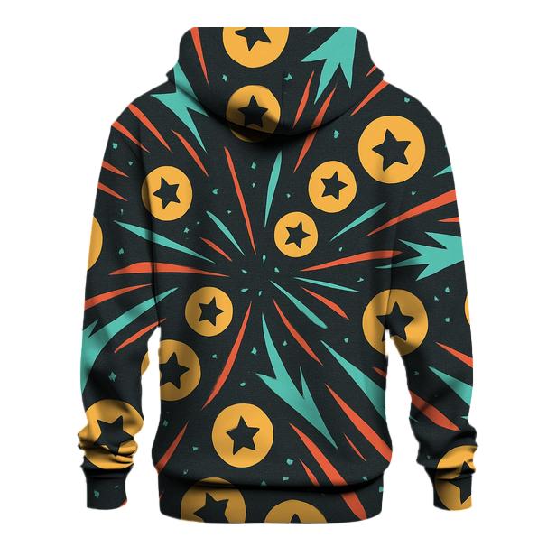 Arcade Comet Token Burst heavyweight hoodies