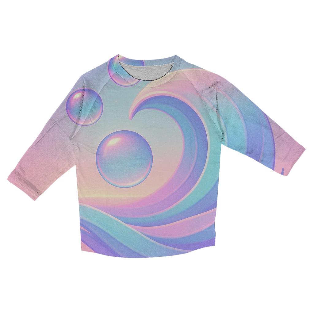 Aurora Prism Tide casual three quarter sleeve shirts