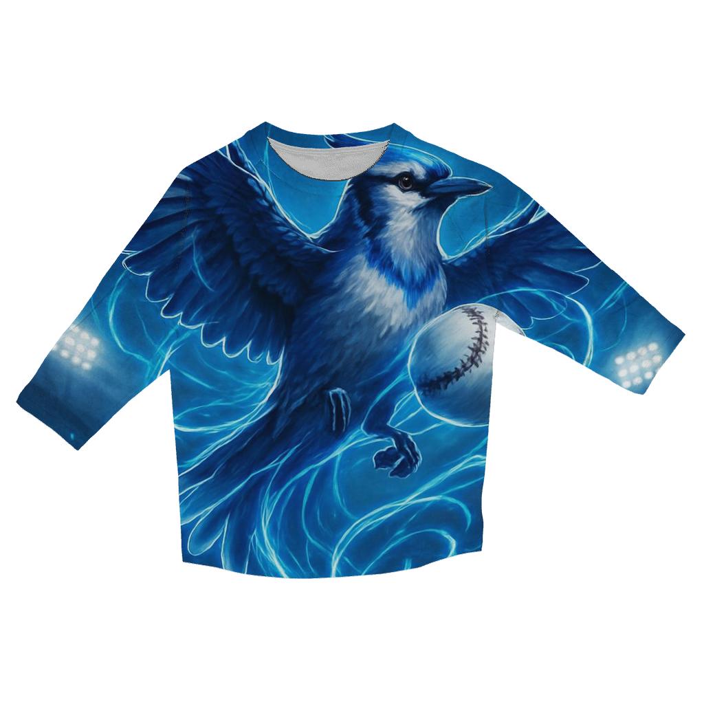 Blue Jays Aurora Diamond Surge casual three quarter sleeve shirts