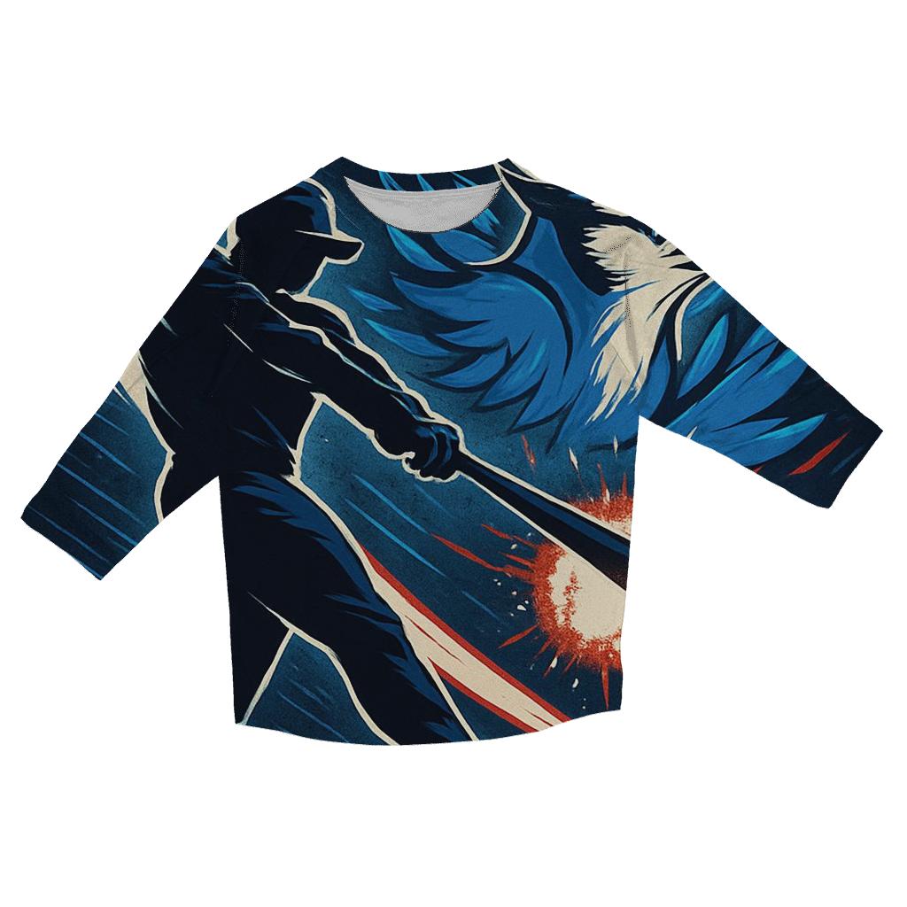 Featherstorm Swing In Blue Jays Night personalized 3/4 sleeve tees