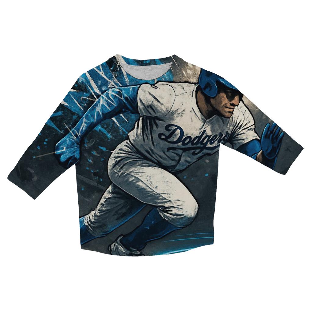 Graffiti Wings Of Victory Runner trendy 3/4 sleeve tops