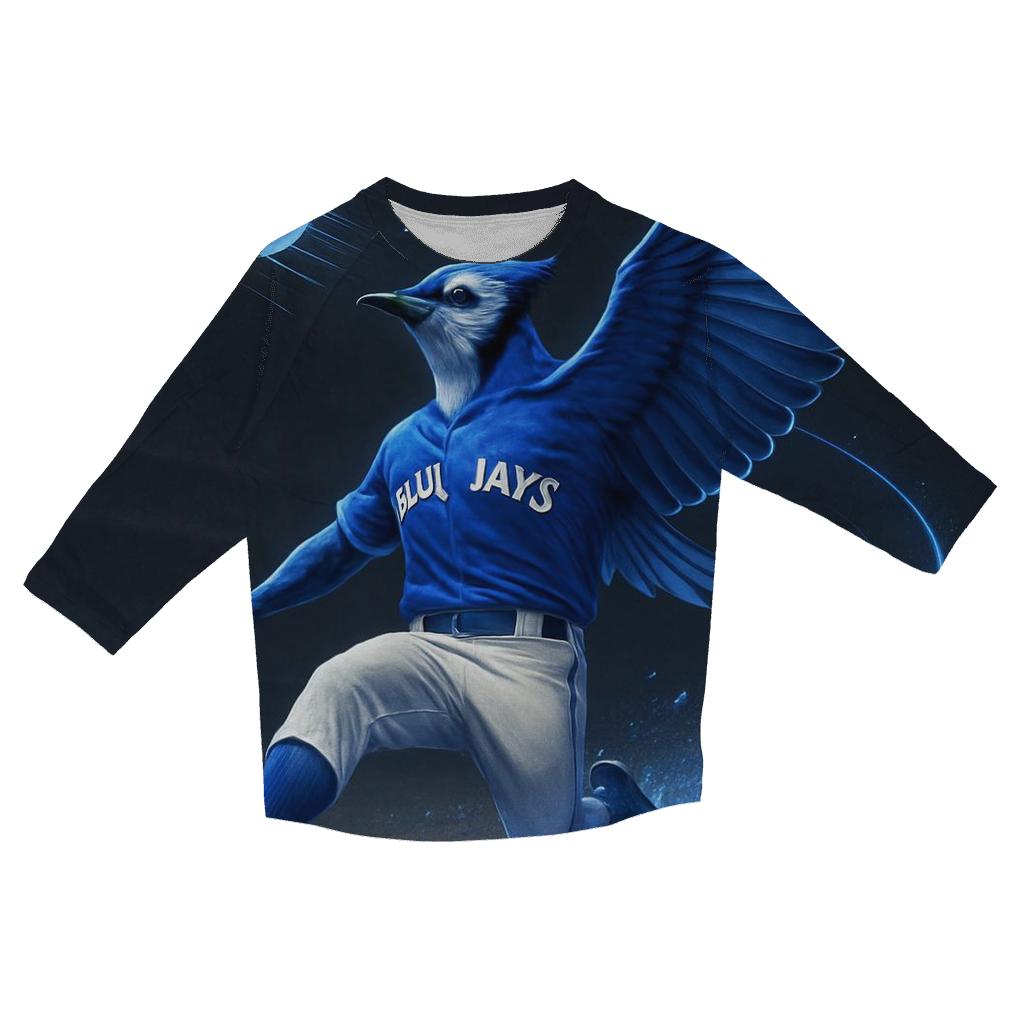 Midnight Slide Arc Blue Jays Fusion stylish quarter sleeve tops