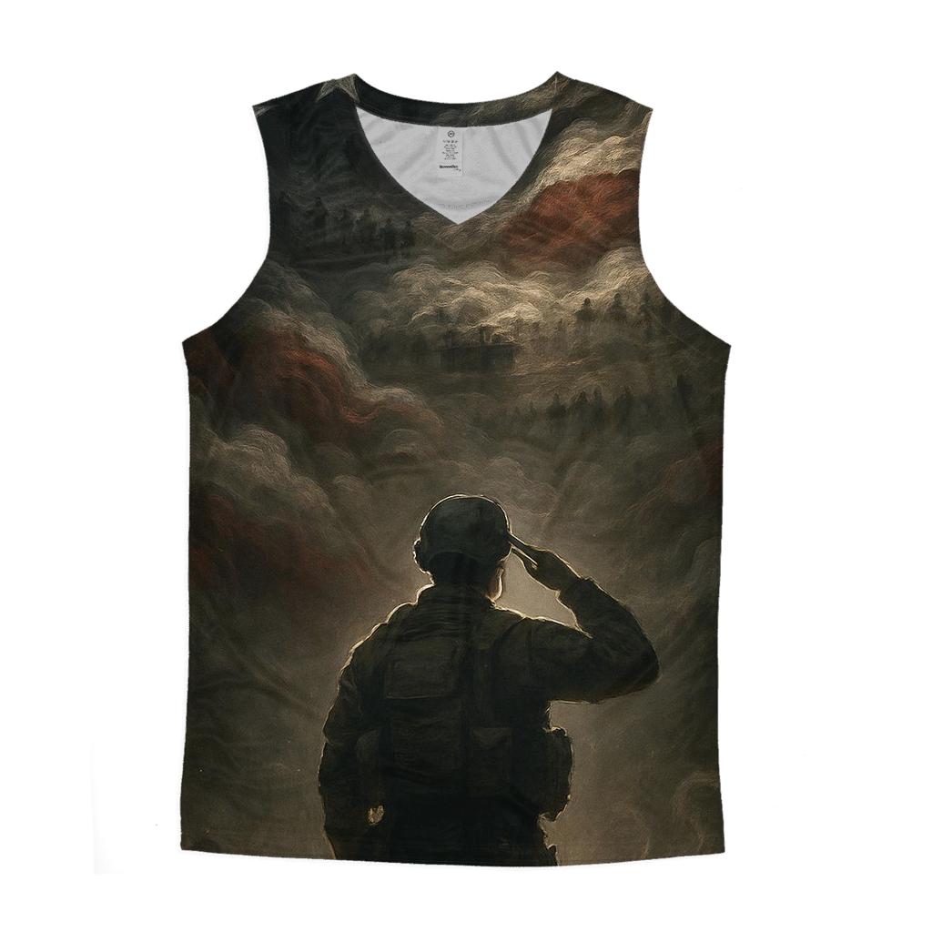 Thunder Over The Silent Parade sports performance tank tops