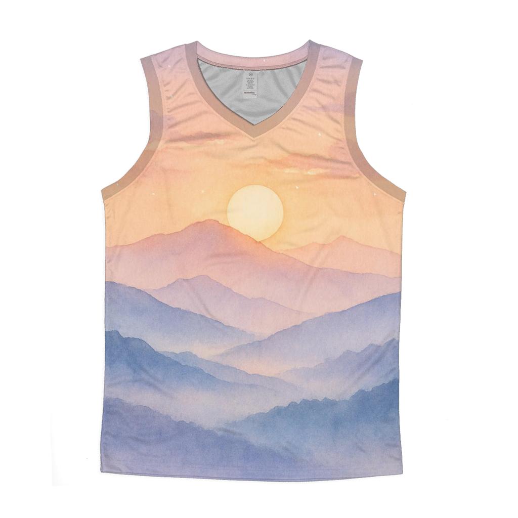 Pastel Summit Drift cotton sleeveless tops