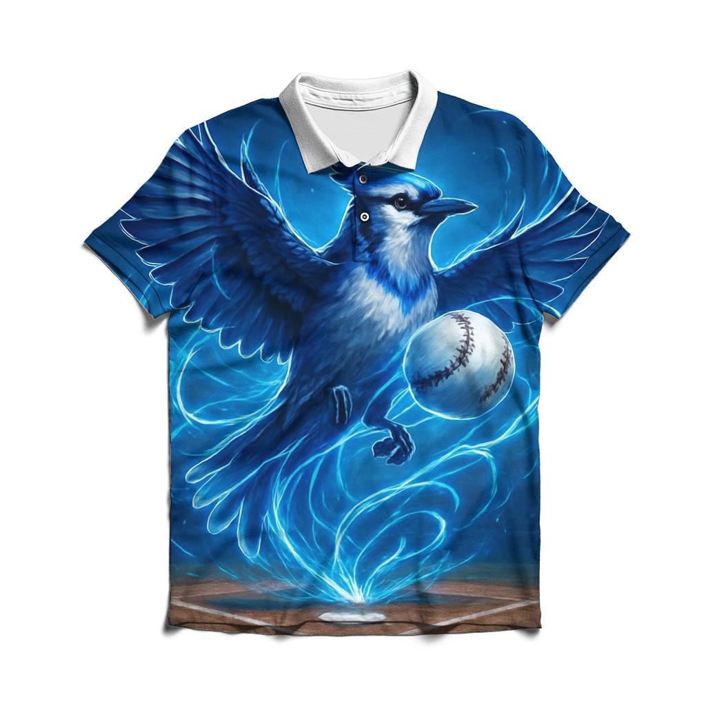 Blue Jays Aurora Diamond Surge classic pique polos