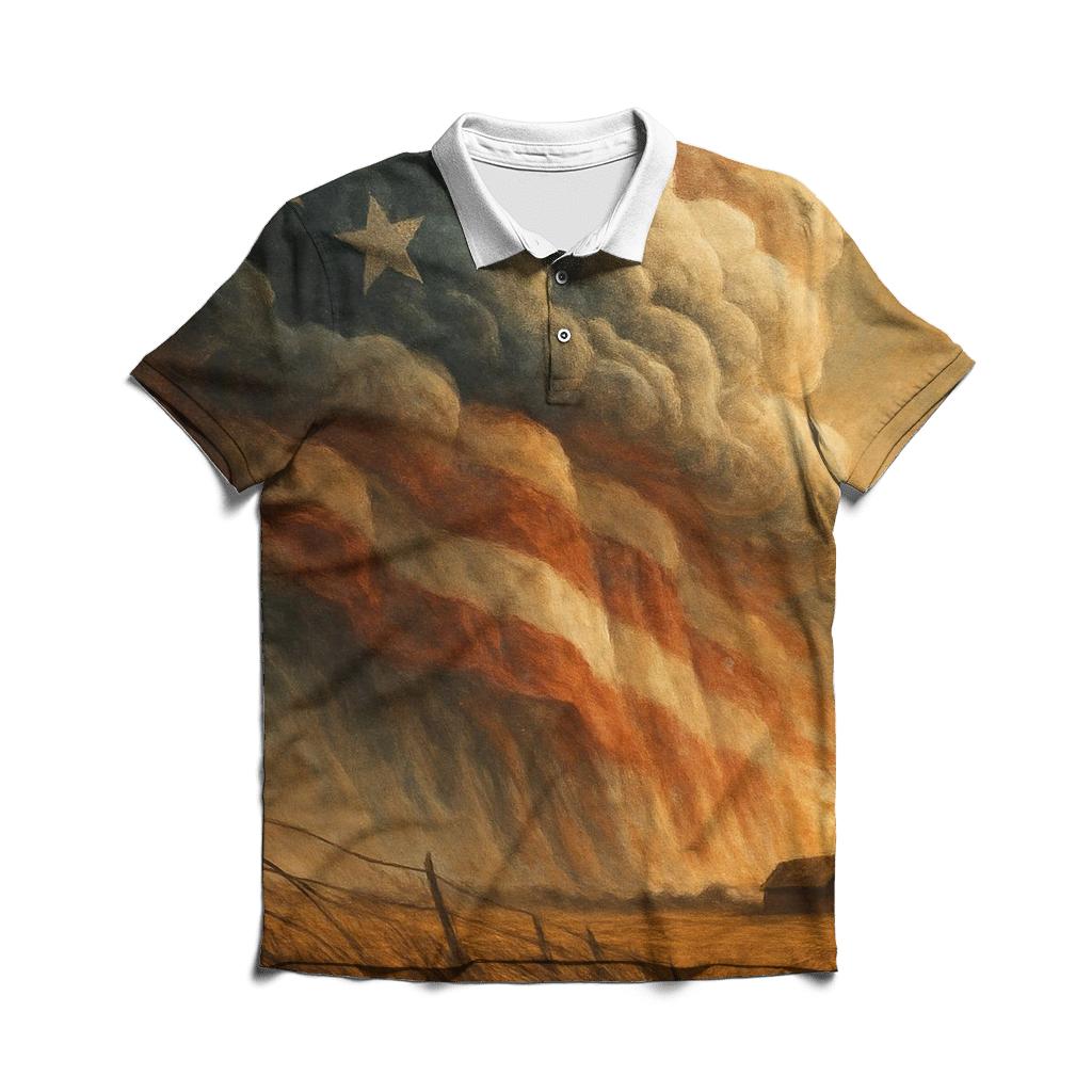 Prairie Horizon Flagstorm custom polo shirts