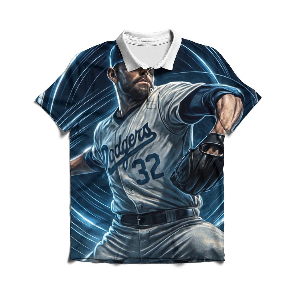 Chrome Pitcher Through The Light Tunnel embroidered polo tops