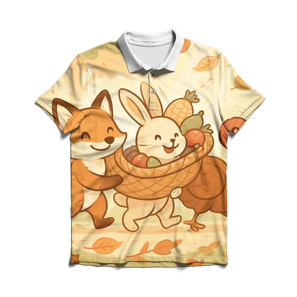 Woodland Harvest Parade Of Friends classic pique polos