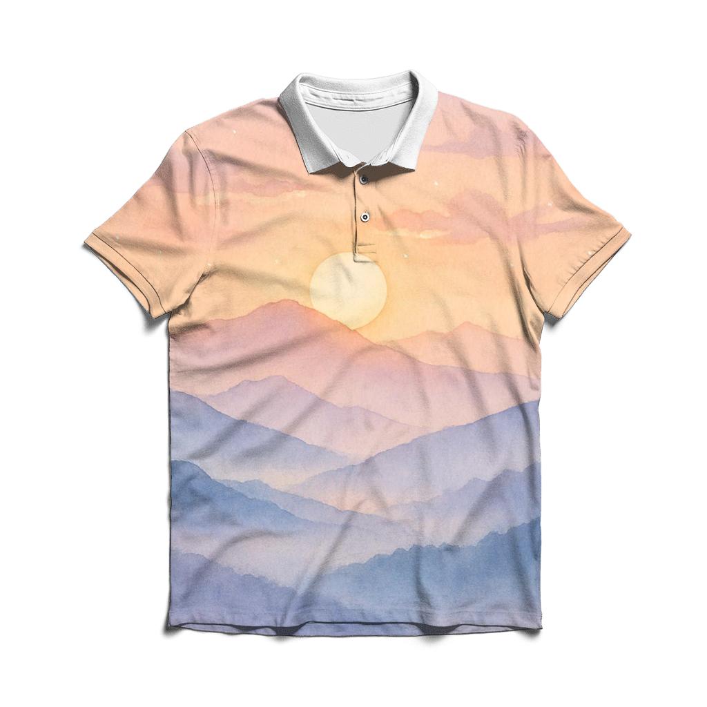 Pastel Summit Drift casual sports polo shirts