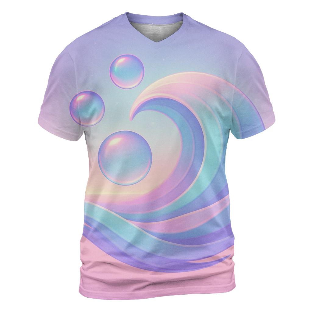 Aurora Prism Tide unique graphic print tees