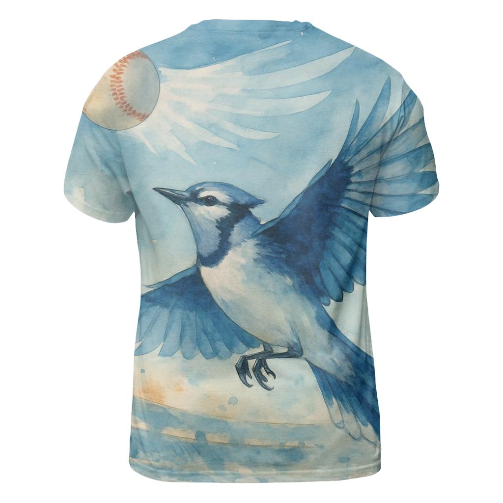 Skywing Fastball Eclipse, Blue Jays unique graphic print tees