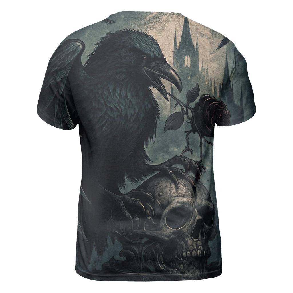 Raven Reliquary Of The Cursed Cathedral creative print fashion shirts