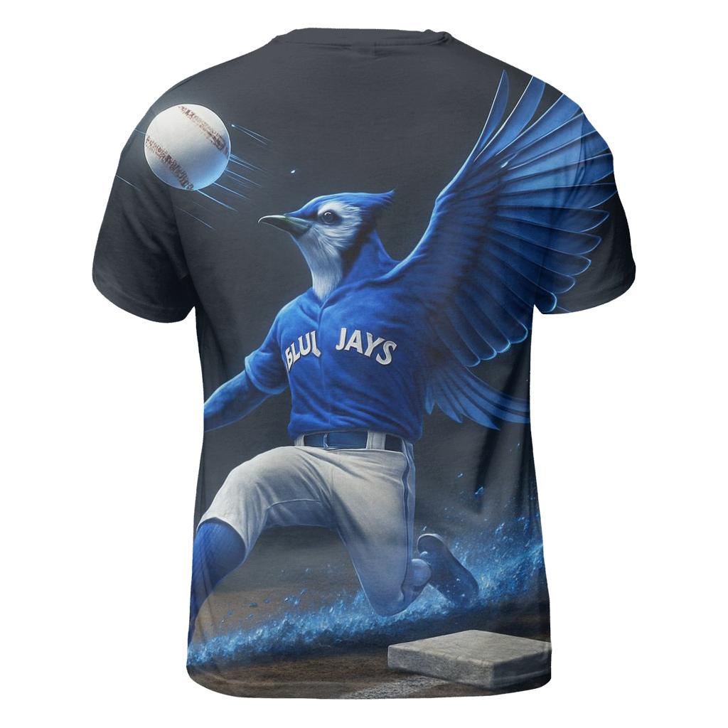 Midnight Slide Arc Blue Jays Fusion designer pattern shirts