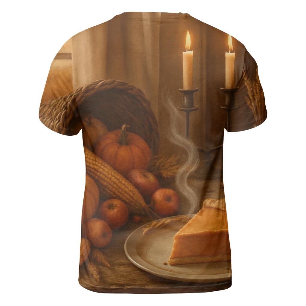 Farmhouse Hearthside Cornucopia Still Life custom all-over print shirts