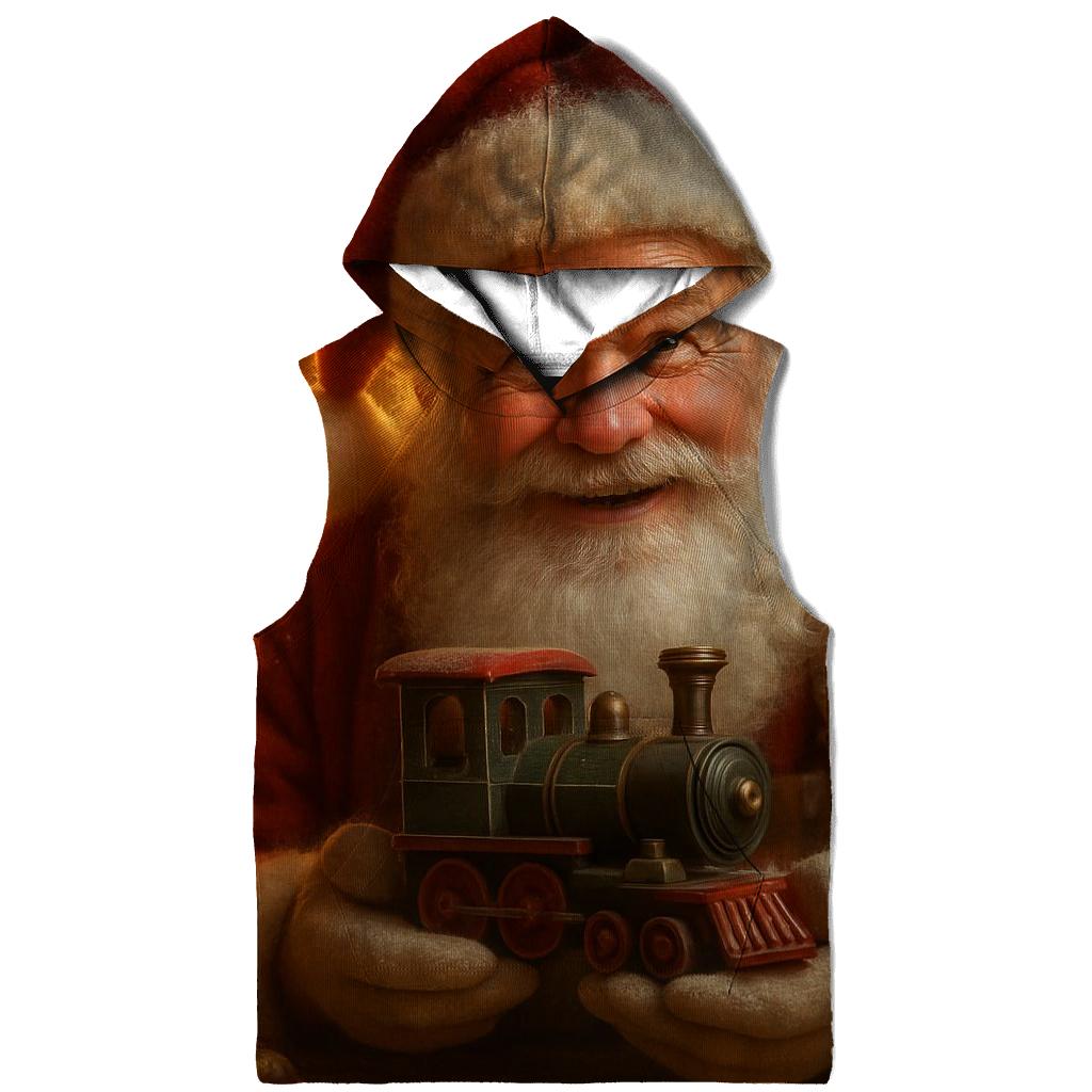 Workshop Hearthlight Santa Portrait zip-up hoodies