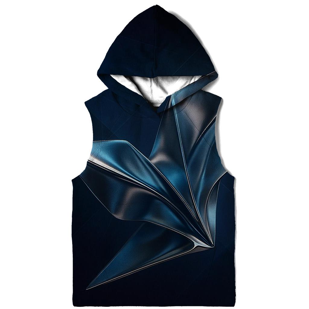 Chrome Nebula Origami pullover hoodies