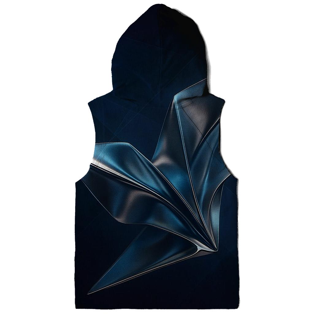 Chrome Nebula Origami pullover hoodies