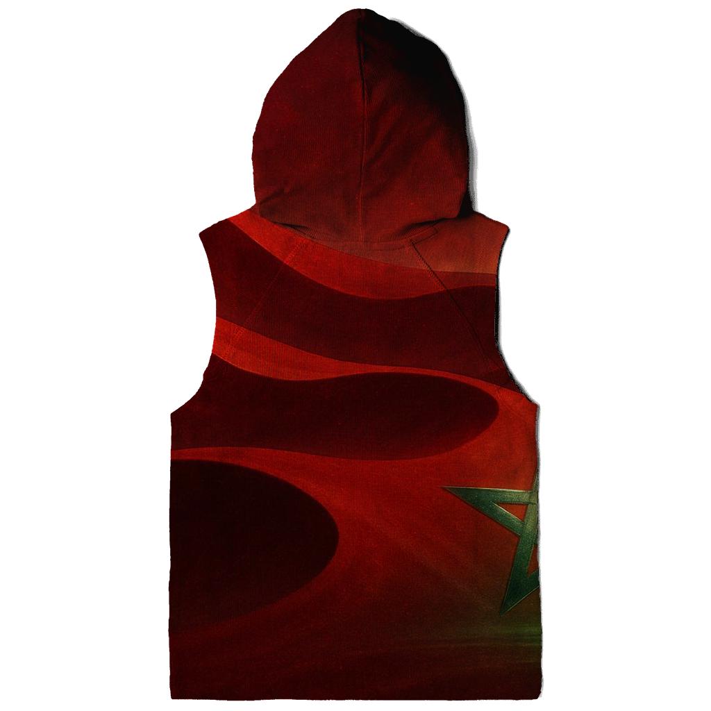 Emerald Dune Mirage Flag Morocco premium hoodies