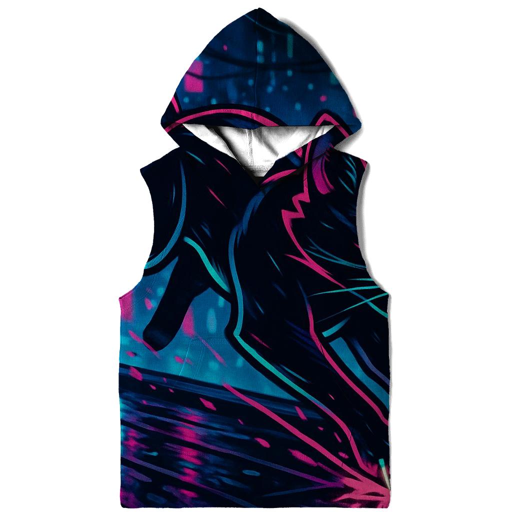Neon Alley Circuit Cat Sprinter hoodie trends