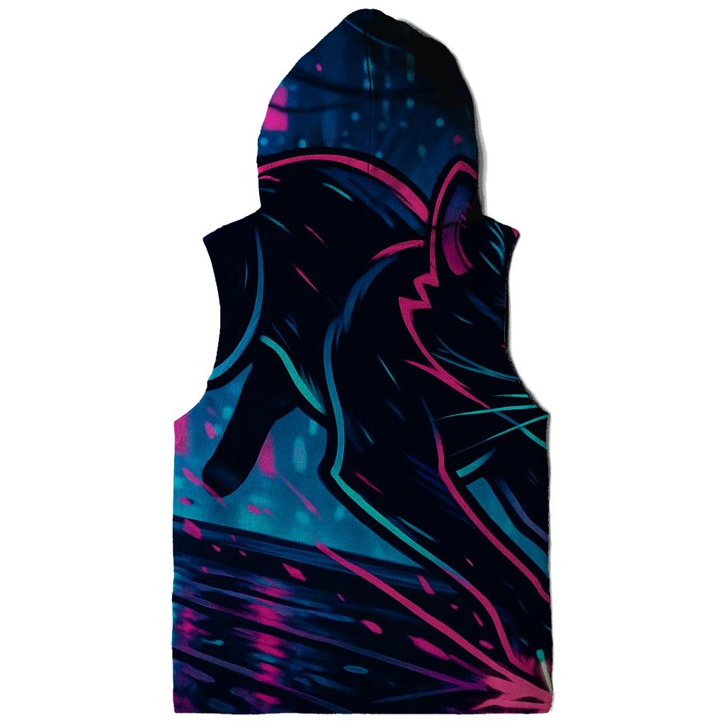 Neon Alley Circuit Cat Sprinter hoodie trends