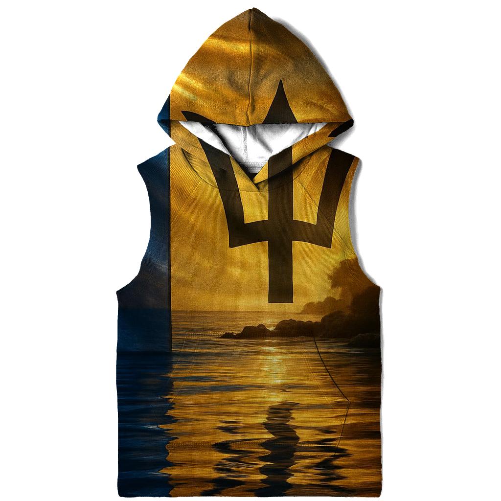 Caribbean Prism Flag Barbados custom hoodies