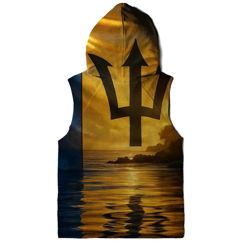 Caribbean Prism Flag Barbados custom hoodies