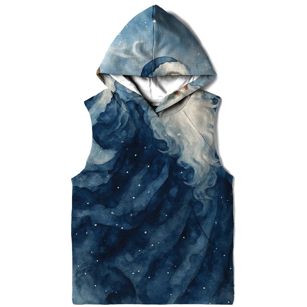 Watercolor Blizzard Conductor Santa hoodies fashion