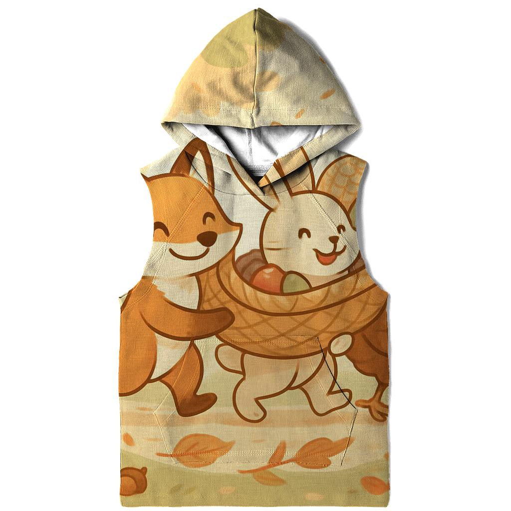 Woodland Harvest Parade Of Friends lightweight hoodies