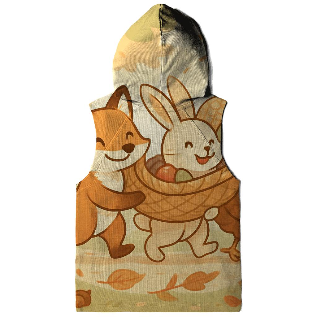 Woodland Harvest Parade Of Friends lightweight hoodies