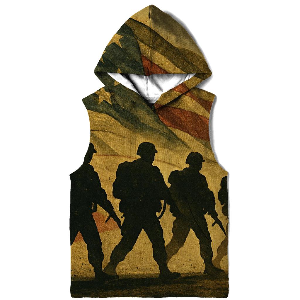 Camouflage Tide Of Freedom lightweight hoodies