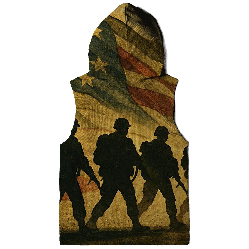 Camouflage Tide Of Freedom lightweight hoodies