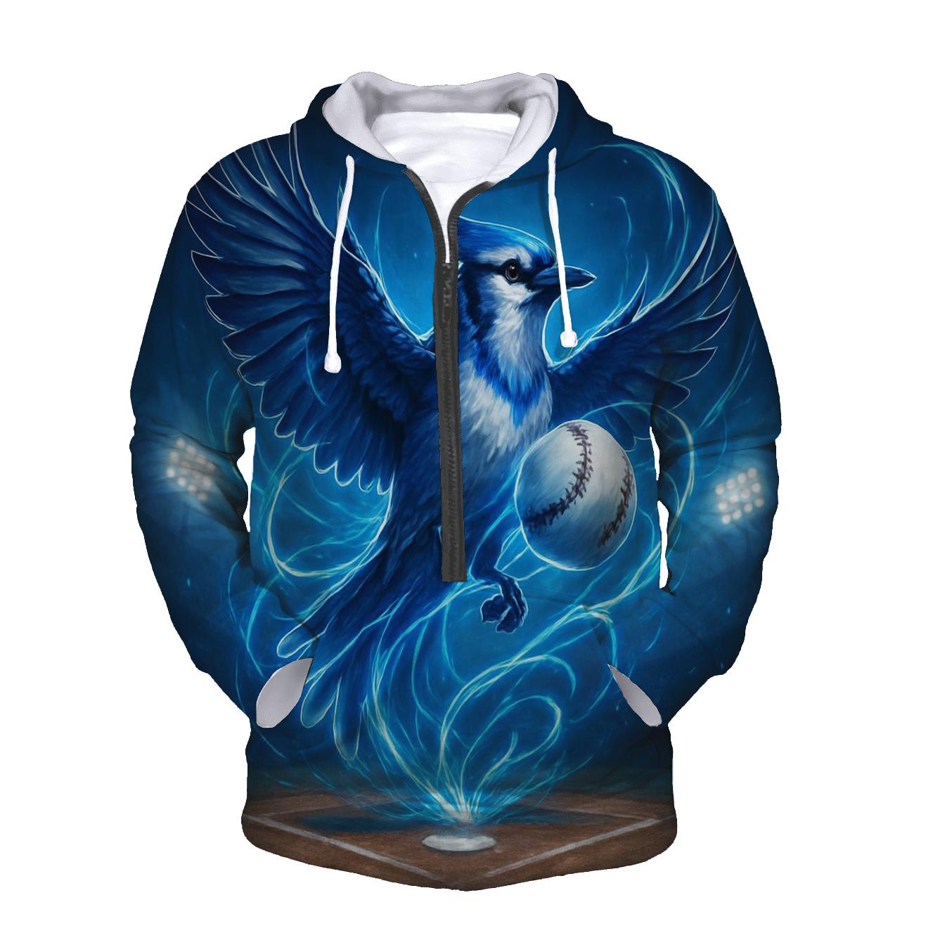 Blue Jays Aurora Diamond Surge embroidered hoodies