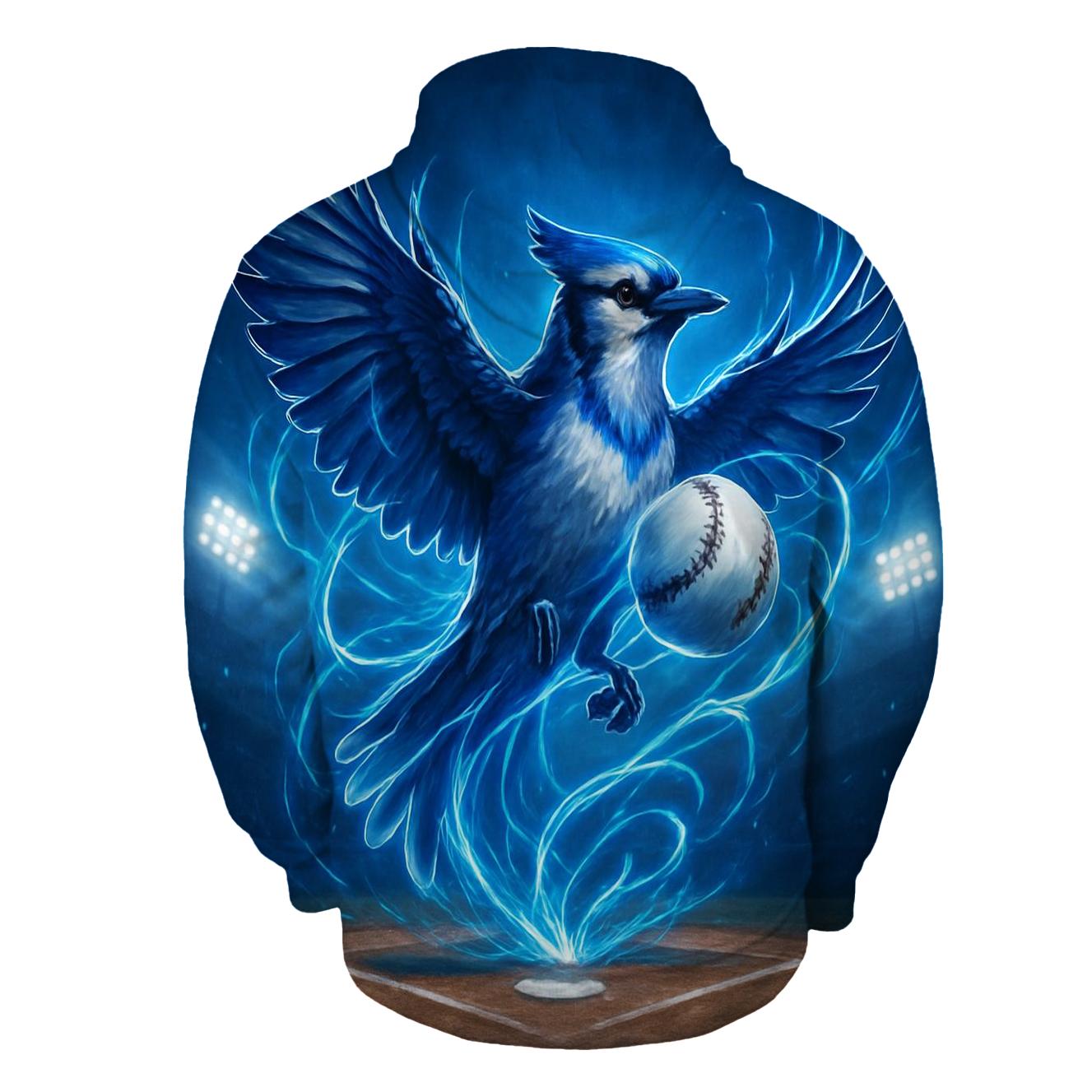 Blue Jays Aurora Diamond Surge embroidered hoodies