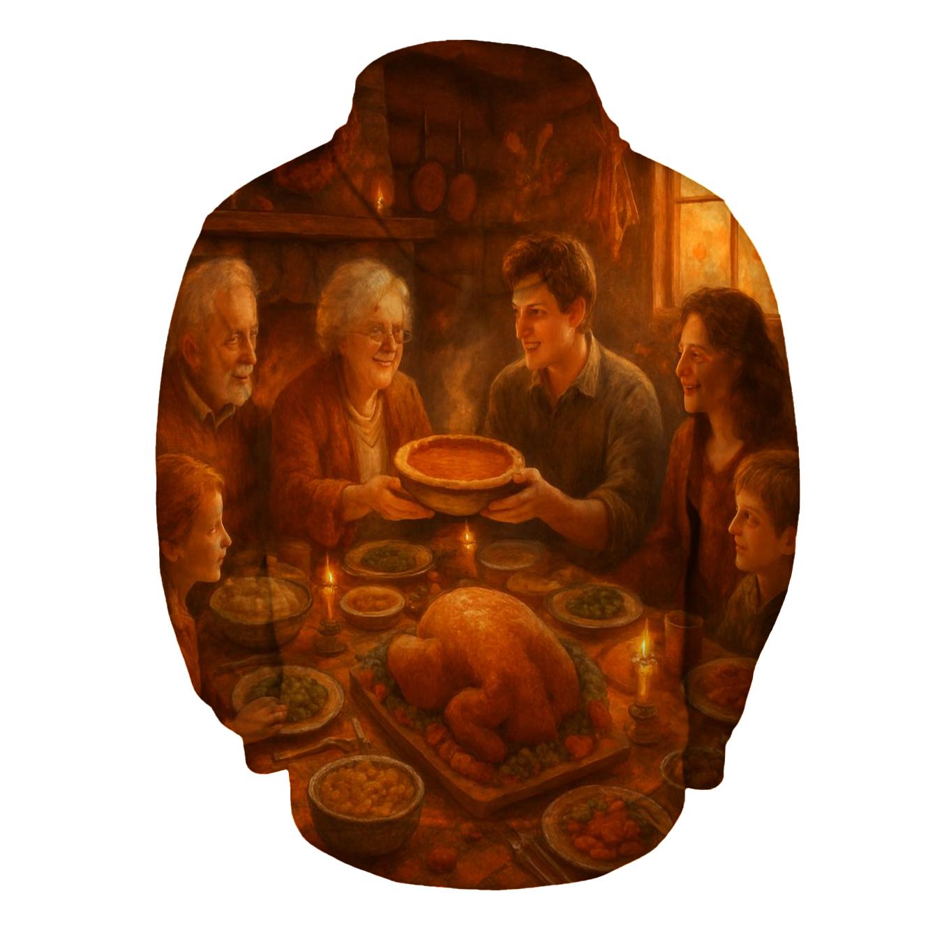 Candlelit Gratitude Cabin Supper hoodies fashion