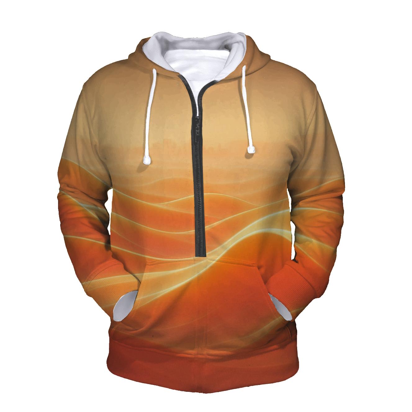 Sunset Gradient Mirage Dunes hoodies fashion