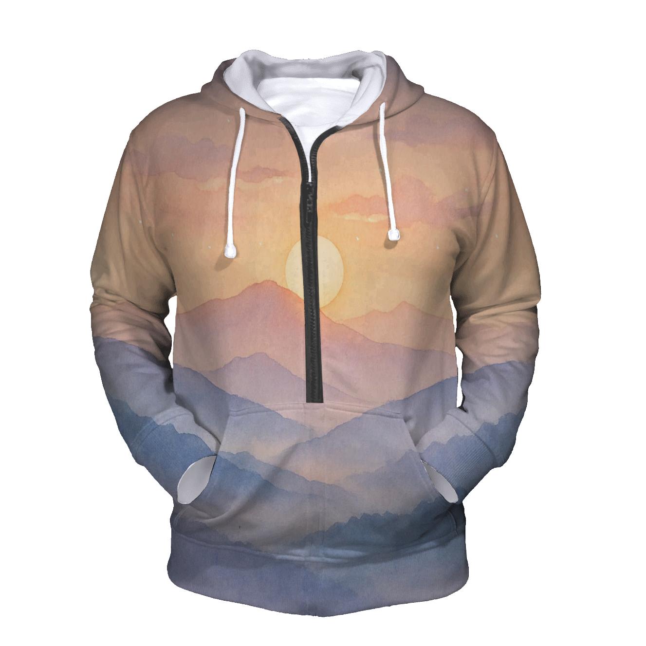 Pastel Summit Drift custom hoodies