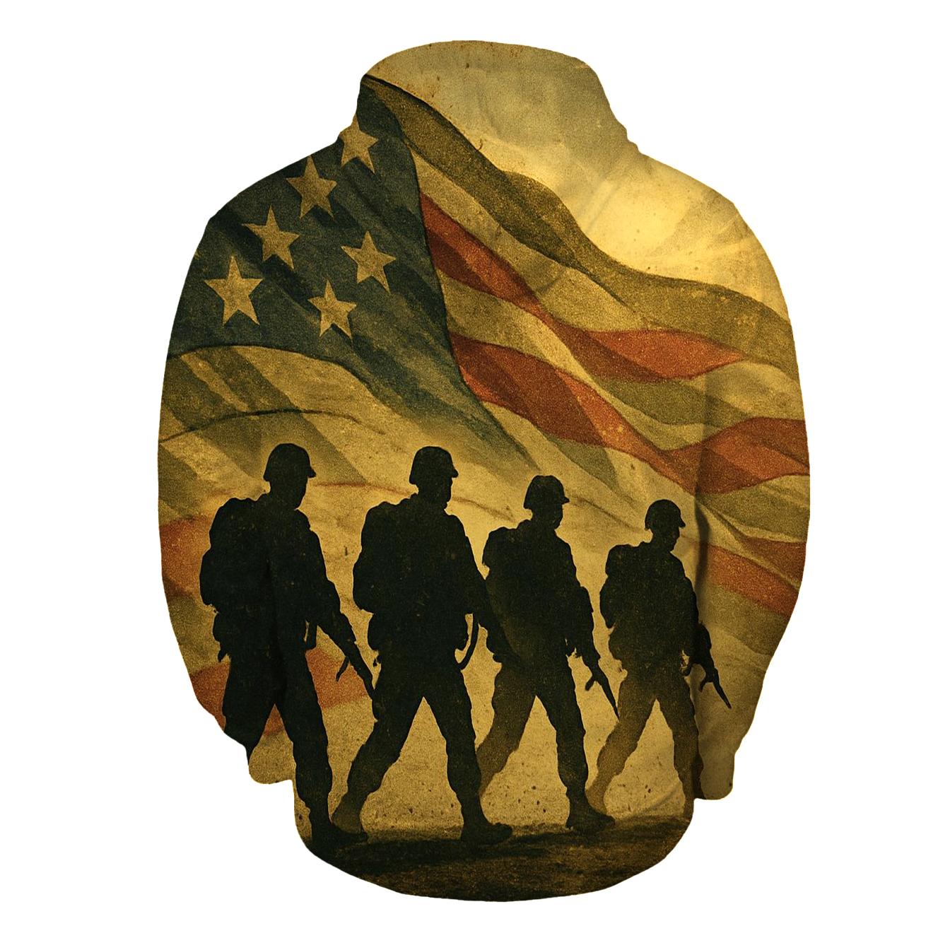 Camouflage Tide Of Freedom hoodies fashion
