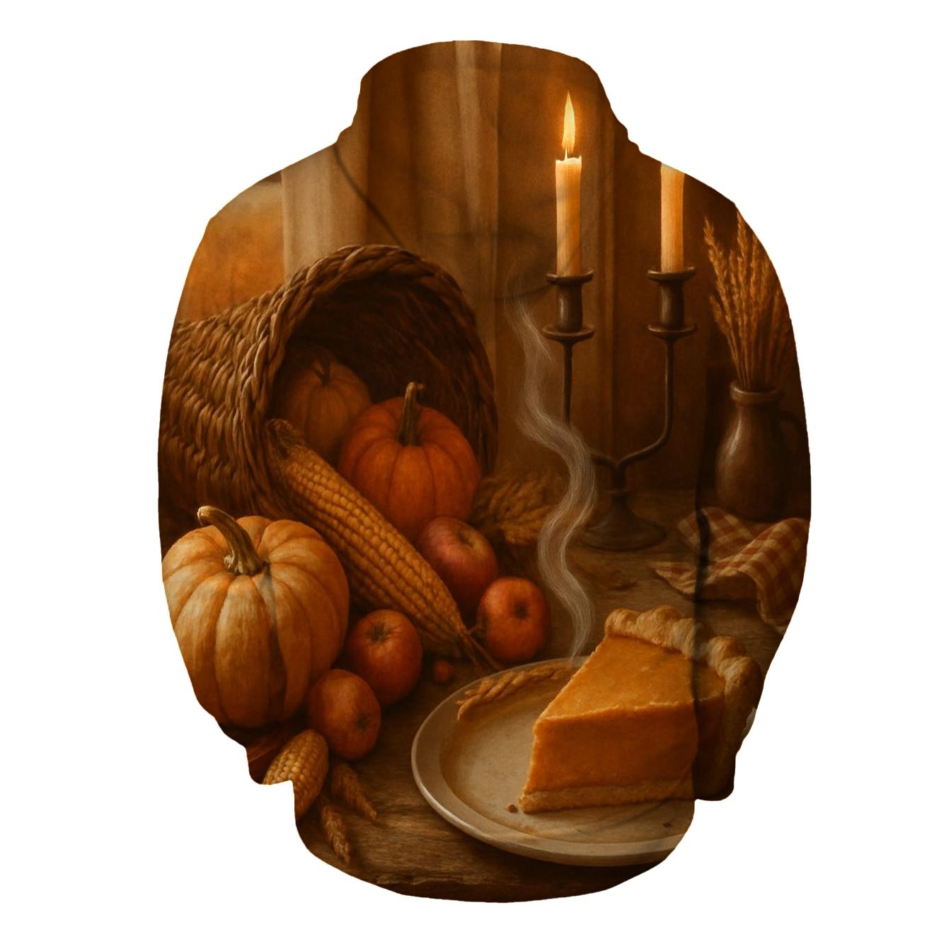 Farmhouse Hearthside Cornucopia Still Life pullover hoodies