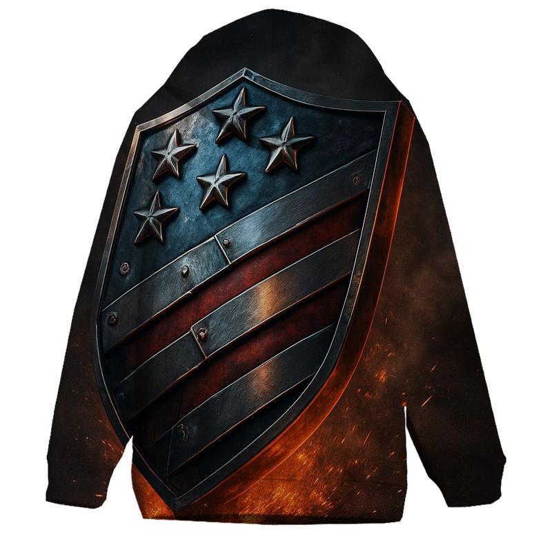 Forged Steel Stars And Stripes Crest hoodies fashion