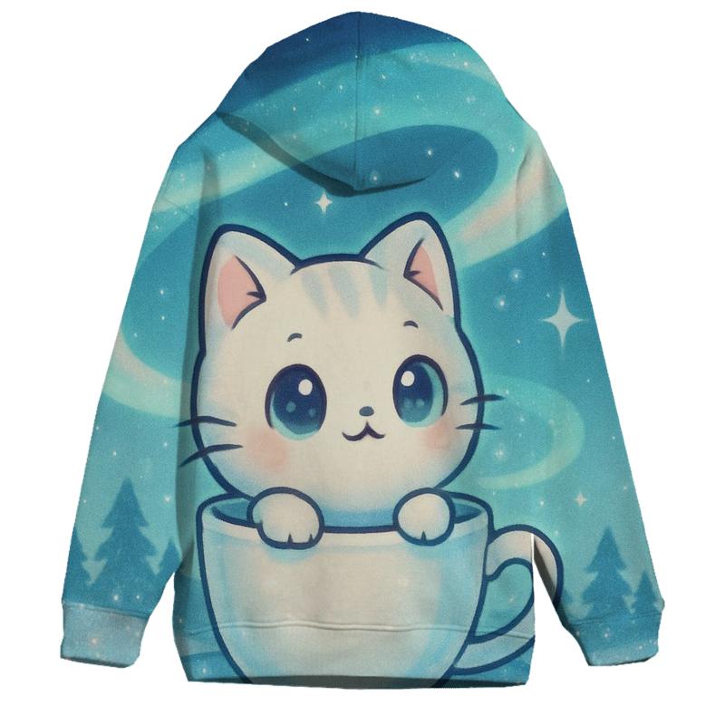 Aurora Teacup Stargazer premium hoodies