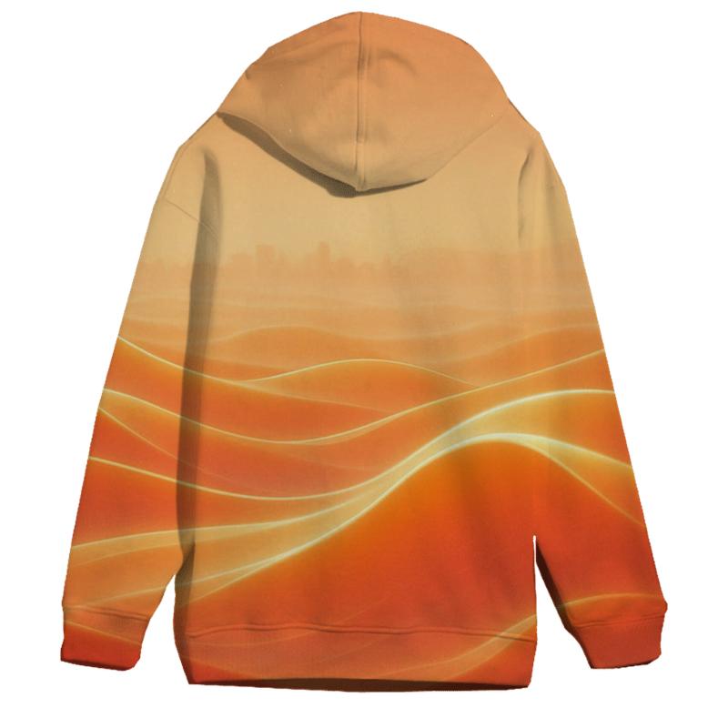 Sunset Gradient Mirage Dunes graphic hoodies