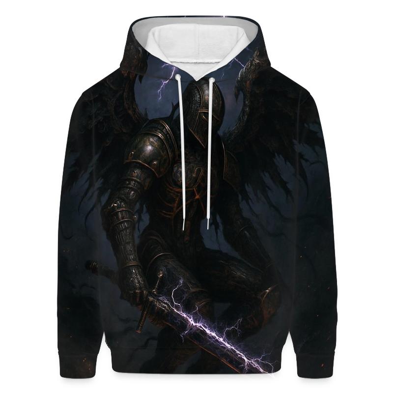 Seraph Of Rust And Lightning embroidered hoodies